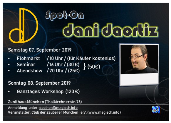 Spot on: Dani DaOrtiz - Intensivworkshop